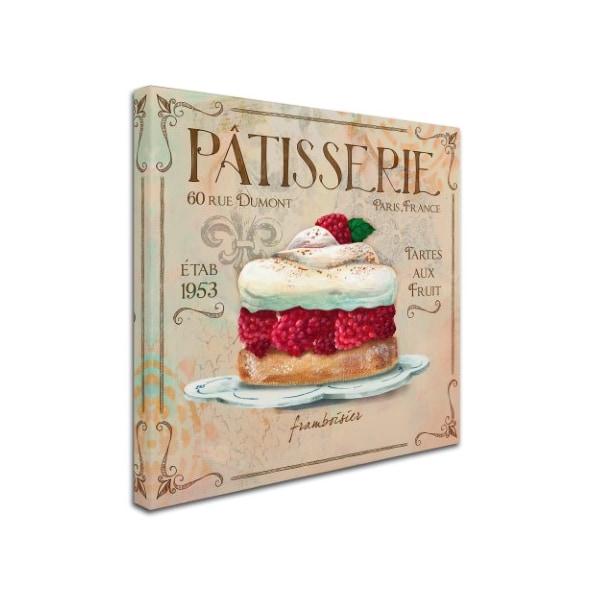 Fiona Stokes-Gilbert 'Patisserie I' Canvas Art,14x14